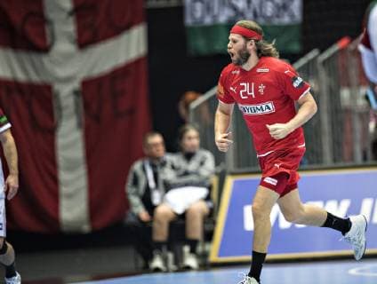 Mikkel Hansen Denmark at the mens IHF Handball World Championship Main Round Group 2 Denamrk vs Hungary match in Herning Denmark on saturday Jan 19 2019 Herning DK,  Copyright: ClausxFisker ClausxFiskerx cop104 spdk20190119-211342-L