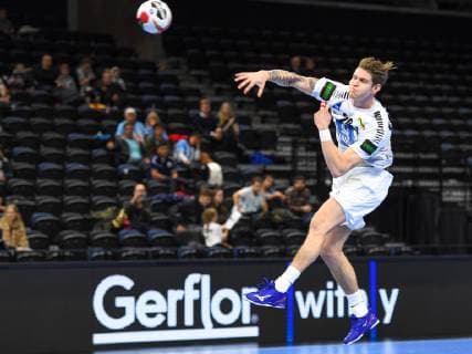 HANDBALL - IHF WC, AUT vs ARG COPENHAGEN,DENMARK,19.JAN.19 - HANDBALL - IHF Men s World Championships, international match Länderspiel Austria vs Argentina. Image shows Sebastian Frimmel (AUT). GEPAxpictures xOliverxLerch