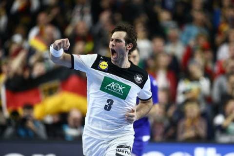 Uwe Gensheimer Germany celebrates France vs Spain IHF Men Handball World Championship 19 01 2019 Photographer Neis Eibner Germany vs Iceland IHF Men Handball World Championship 19 01 2019 Cologne Copyright: xEIBNER AlexanderxNeisx EP_ANS