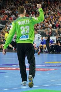 GER IHF WM 2019 Germany GER vs Iceland ISL 19 01 2019 Lanxess Arena Cologne GER IHF WM 2019 Germany GER vs Iceland ISL picture shows Andreas Wolff Goalkeeper GER 33 nordphotox xMeuter nph00351