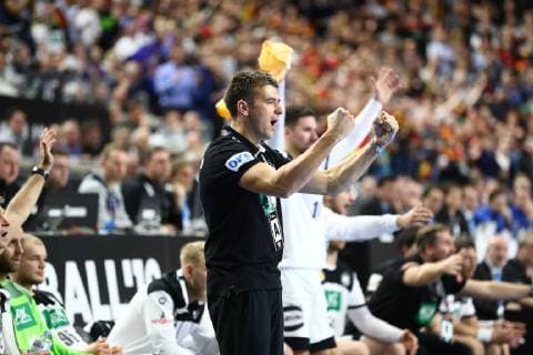 Christian Prokop Trainer Germany celebrates IHF Men Handball World Championship 19 01 2019 Photographer Neis Eibner Germany vs. Iceland IHF Men Handball World Championship 19 01 2019 Cologne Copyright: xEIBNER AlexanderxNeisx EP_ANS