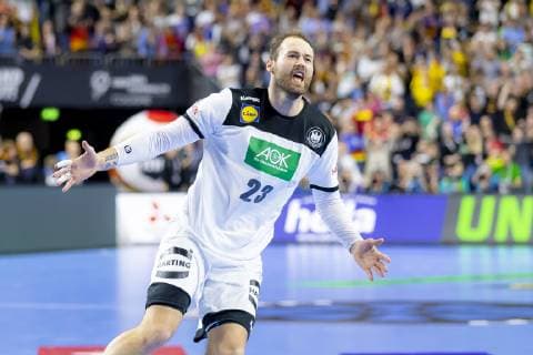 Steffen Faeth No. 23 Germany is delighted Germany vs. Iceland Main Round Handball IHF Handball World Championship 19 01 19 Cologne North Rhine-Westphalia Germany Lanxess Arena Copyright: xAgentur54Gradx xFelixxKoenigx