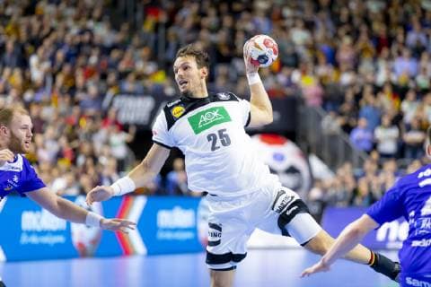 Kai Haefner No 25 Germany Germany vs Iceland Main Round Handball IHF Handball World Championship 19 01 19 Cologne North Rhine-Westphalia Germany Lanxess Arena Copyright: xAgentur54Gradx xFelixxKoenigx