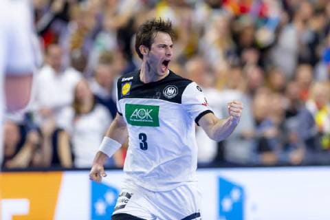 Uwe Gensheimer No. 3 Germany is delighted Germany vs. Iceland Main Round Handball IHF Handball World Championship 19 01 19 Cologne North Rhine-Westphalia Germany Lanxess Arena Copyright: xAgentur54Gradx xFelixxKoenigx