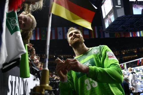 Andreas Wolf Germany signs autographs Germany vs Iceland IHF Men Handball World Championship 19 01 2019 Photographer Neis Eibner Germany vs Iceland IHF Men Handball World Championship 19 01 2019 Cologne Copyright: xEIBNER AlexanderxNeisx EP_ANS