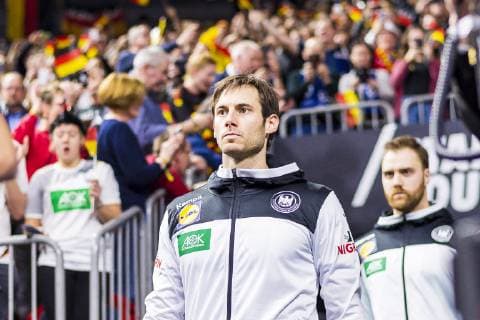 Cologne Germany 19 January 2019 World Cup 2019 Men Main Round Germany vs Iceland Uwe Gensheimer Germany Paris St Germain Cologne Lanxess Arena Nordrhein Westfalen Germany