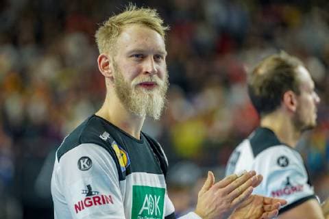 GER IHF WM 2019 Germany GER vs Iceland ISL 19 01 2019 Lanxess Arena Cologne GER IHF WM 2019 Germany GER vs Iceland ISL picture picture shows Matthias Musche GER 37 single action half body half body nordphotox xMeuter nph00351