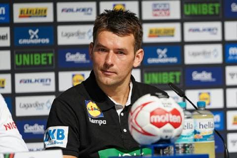 GER IHF WM 2019 Germany GER vs Iceland ISL 19 01 2019 Lanxess Arena Cologne GER IHF WM 2019 Germany GER vs Iceland ISL in picture picture shows press conference PK after the game Christian Prokop headcoach coach GER nordphotox xMeuter nph00351