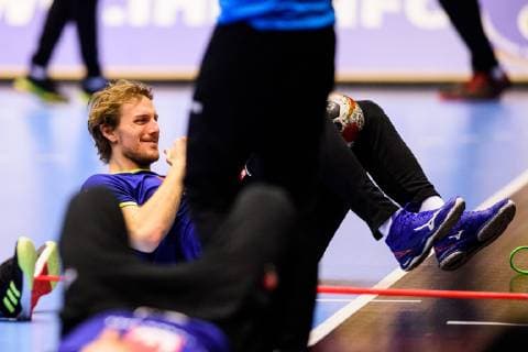 190120 Jesper Nielsen of Sweden during a training session during the IHF World Handball Championship on January 20 2019 in Herning Photo Petter Arvidson BILDBYRAN code PA 92206,  Copyright: PETTERxARVIDSON BB190120PA010