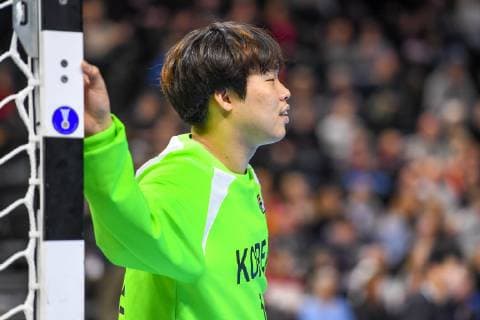 HANDBALL - IHF WC, KOR vs KSA COPENHAGEN,DENMARK,20.JAN.19 - HANDBALL - IHF Men s World Championships, international match Länderspiel Korea vs Saudi Arabia. Image shows Park Jaeyong (KOR). GEPAxpictures xOliverxLerch
