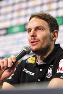 Cologne Germany 20 January 2019 World Cup 2019 Men Mediaday Germany Kai Häfner Haefner Germany TSV Hannover Cologne AOK Nordrhein Westfalen Germany