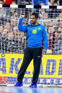 Cesar Augusto Almeida No 89 Brazil celebrates Brazil vs. Croatia Main Round Handball IHF Handball World Championship 20 01 19 Cologne North Rhine-Westphalia Germany Lanxess Arena Copyright: xAgentur54Gradx xFelixxKoenigx
