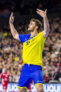 Cologne Germany 20 January 2019 World Cup 2019 Men Main Round Brazil vs Croatia Haniel Langaro Brazil Jubel Jubel Freude Emotion Cologne Lanxess Arena Nordrhein Westfalen Germany