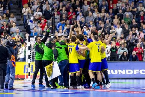 Brazils players are delighted with victory Brazil vs. Croatia Main Round Handball IHF Handball World Championship 20 01 19 Cologne North Rhine-Westphalia Germany Lanxess Arena Copyright: xAgentur54Gradx xFelixxKoenigx