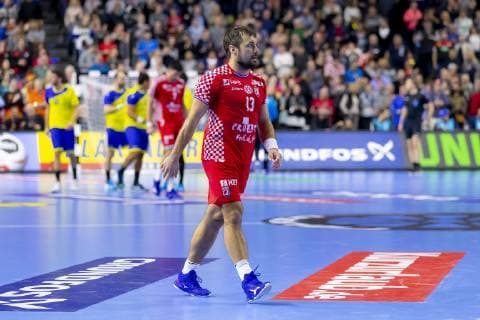 Zlatko Horvat Nr 13 Croatia is depressed depressed disappointed Brazil vs. Croatia main round handball IHF Handball World Championship 20 01 19 Cologne North Rhine-Westphalia Germany Lanxess Arena Copyright: xAgentur54Gradx xFelixxKoenigx