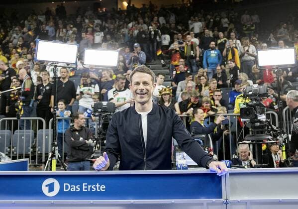Alexander BOMMES ARD Moderator Main Round Group I Germany GER Iceland ISL 24 19 on 19 01 2019 in Cologne Germany Handball World Championship 2019 from 10 01 27 01 2019 in Germany Denmark