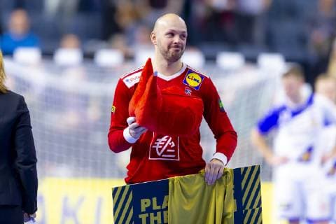 Vincent Gerard No. 12 France voted Player of the Match PotM Iceland vs. France Main Round Handball IHF Handball World Championship 20 01 19 Cologne North Rhine-Westphalia Germany Lanxess Arena Copyright: xAgentur54Gradx xFelixxKoenigx