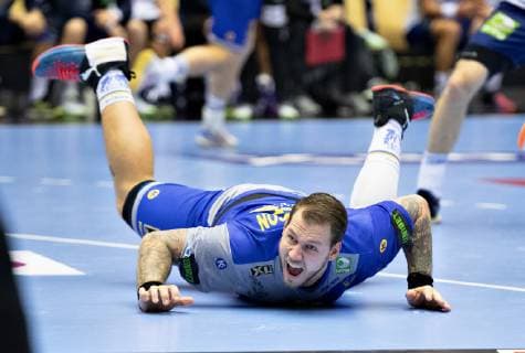 Andreas Nilsson of Sweden during the men s IHF Handball World Championship Main Round Group 2 match between Sweden and Norway in Herning Denmark Monday Jan 21 2019 Herning Jylland Denmark,  Copyright: HenningxBagger HenningxBaggerx COP103 spdk20190121-184059-L