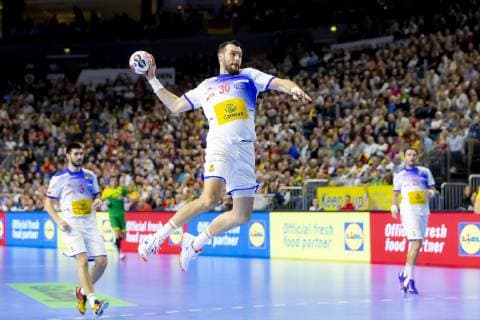 Gedeon Guardiola Vilaplana No 30 Spain counter Spain vs Brazil Main Round Handball IHF Handball World Championship 21 01 19 Cologne North Rhine-Westphalia Germany Lanxess Arena Copyright: xAgentur54Gradx xFelixxKoenigx