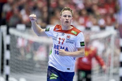 IHF Men s World Championship WM Weltmeisterschaft 2019 Group C handball match. Magnus Jondal (17) of Norway during the men s IHF Handball World Championship Main Round Group 2 between Sweden and Noway at the Jyske Bank Boxen arena in Herning Denmark on Monday January 21, 2019. Denmark 