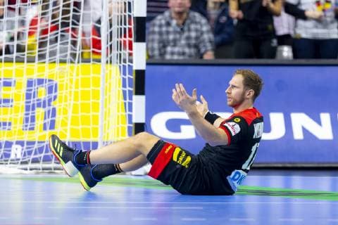 Steffen Weinhold No. 17 Germany is agitating on Croatia vs. Germany Main Round Handball IHF Handball World Championship 21 01 19 Cologne North Rhine-Westphalia Germany Lanxess Arena Copyright: xAgentur54Gradx xFelixxKoenigx