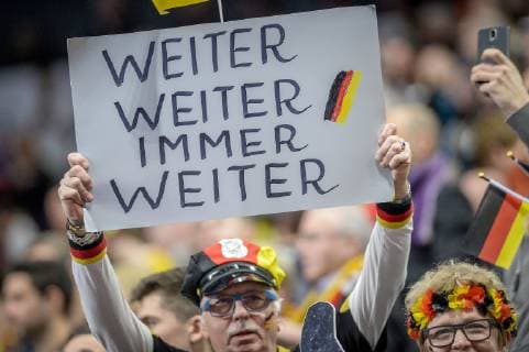 Cologne Germany 21 01 2019 IHF Handball WM 2019 Main Round Croatia Germany Germany Fans DeFodi520