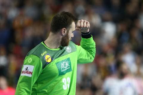 Andreas Wolf Germany celebrates Croatia vs Germany IHF Men Handball World Championship 21 01 2019 Photographer Neis Eibner Croatia vs Germany IHF Men Handball World Championship 21 01 2019 Cologne Copyright: xEIBNER Alexander_Neisx EP_ANS