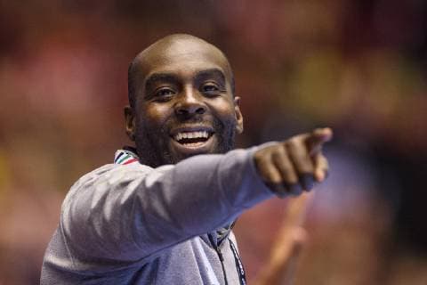190121 David Davis head coach of Egypt during the IHF World Handball Championship match between Egypt and Denmark on January 21 2019 in Herning Photo Petter Arvidson BILDBYRAN kod PA 92210,  Copyright: PETTERxARVIDSON BB190121PA150