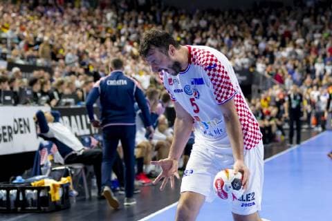 Domagoj Duvnjak No. 5 Croatia is moving on Croatia vs. Germany Main Round Handball IHF Handball World Championship 21 01 19 Cologne North Rhine-Westphalia Germany Lanxess Arena Copyright: xAgentur54Gradx xFelixxKoenigx