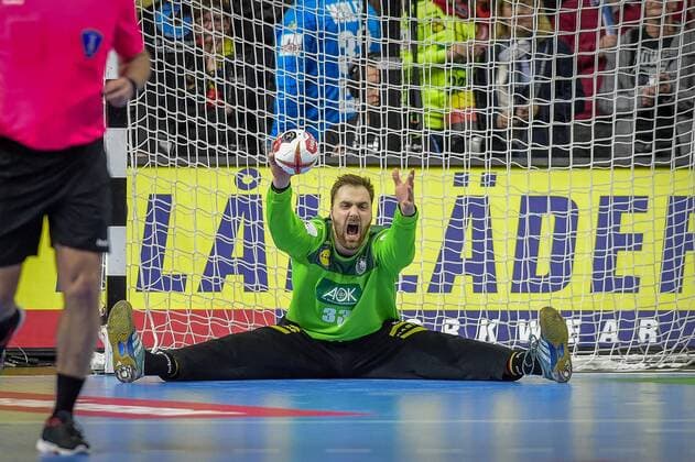 Cologne Germany 21 01 2019 IHF Handball WM 2019 Main Round Croatia Germany Andreas Wolff GER gesticulated gesticulation DeFodi520