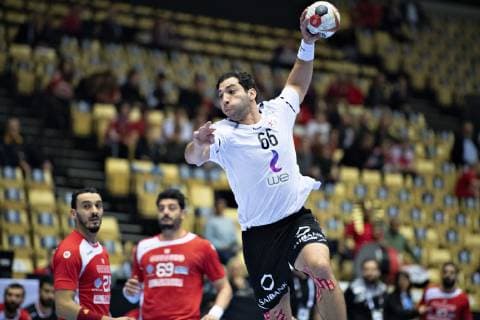 Ahmed El Ahmar of Egypt during the men s IHF Handball World Championship Main Round Group 2 match between Tunisia and Egypt in Herning Denmark Wednesday Jan 23 2019 Herning Jylland Denmark,  Copyright: HenningxBagger HenningxBaggerx COP103 spdk20190123-160956-L