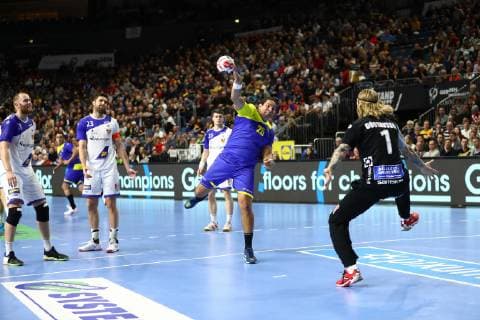 Vinicius Teixeira Brazil free in front of Bjorgvin Pall Gustavsson Island Brazil vs. Iceland IHF Men Handball World Championship 23 01 2019 Photographer Neis Eibner Brazil vs. Iceland IHF Men Handball World Championship 23 01 2019 Cologne Copyright: xEIBNER Alexander_Neisx EP_ANS