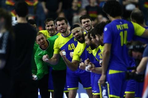 the Brazilians fire at Brazil vs Iceland IHF Men Handball World Championship 23 01 2019 photographer Neis Eibner Brazil vs Iceland IHF Men Handball World Championship 23 01 2019 Cologne Copyright: xEIBNER Alexander_Neisx EP_ANS