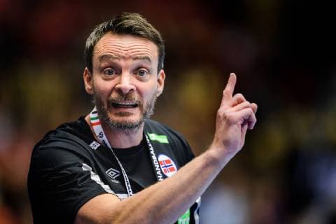 190123 Christian Berge head coach of Norway during the IHF World Handball Championship match between Norway and Hungary on January 23 2019 in Herning Photo Petter Arvidson BILDBYR u0081N kod PA 92212,  Copyright: PETTERxARVIDSON BB190123PA010