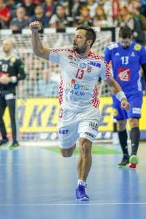 GER IHF WM 2019 France FRA vs Croatia CRO 23 01 2019 Lanxess Arena Cologne GER IHF WM 2019 France FRA vs Croatia CRO in picture picture shows Zlatko Horvat CRO 13 cheers his goal nordphotox xMeuter nph00351