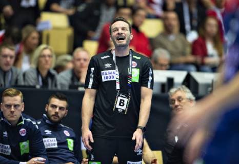 Coach Christian Berge of Norway during the men s IHF Handball World Championship Main Round Group 2 match between Norway and Hungary in Herning Denmark Wednesday Jan 23 2019 Herning Jylland Denmark,  Copyright: HenningxBagger HenningxBaggerx COP104 spdk20190123-184944-L