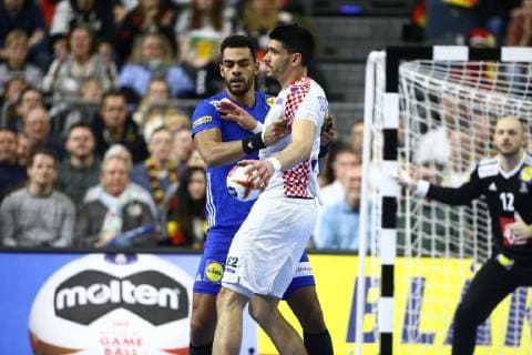 France vs Croatia IHF Men Handball World Championship 23 01 2019 Photographer Neis Eibner France vs Croatia IHF Men Handball World Championship 23 01 2019 Cologne Copyright: xEIBNER Alexander_Neisx EP_ANS