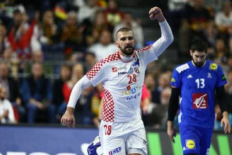 Zeljko Musa Croatia cheers France vs. Croatia IHF Men Handball World Championship 23 01 2019 Photographer Neis Eibner France vs. Croatia IHF Men Handball World Championship 23 01 2019 Cologne Copyright: xEIBNER Alexander_Neisx EP_ANS