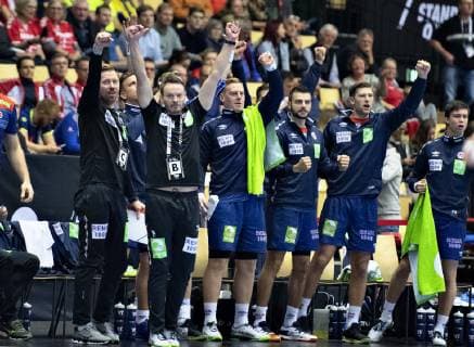 Coach Christian Berge of Norway during the men s IHF Handball World Championship Main Round Group 2 match between Norway and Hungary in Herning Denmark Wednesday Jan 23 2019 Herning Jylland Denmark,  Copyright: HenningxBagger HenningxBaggerx COP104 spdk20190123-190640-L