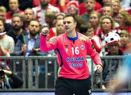 Goalkeeper Espen Christensen of Norway during the men s IHF Handball World Championship Main Round Group 2 match between Norway and Hungary in Herning Denmark Wednesday Jan 23 2019 Herning Jylland Denmark,  Copyright: HenningxBagger HenningxBaggerx COP104 spdk20190123-191431-L