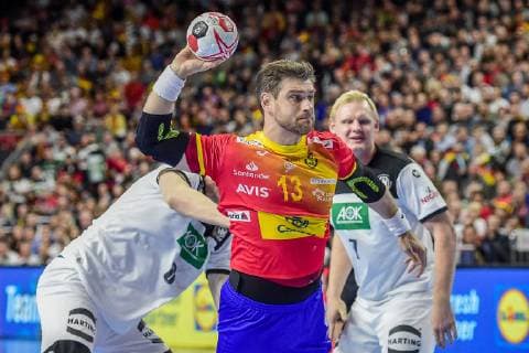 Cologne Germany 23 01 2019 IHF Handball WM 2019 Main Round Germany Spain Julen Aguinagalde Akizu SPAIN in action DeFodi520