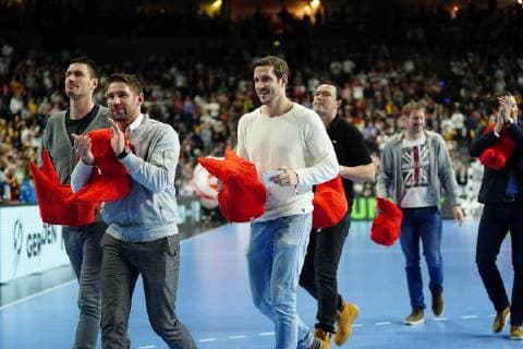 GER IHF WM 2019 Germany GER vs Spain ESP 23 01 2019 Lanxess Arena Cologne GER IHF WM 2019 Germany GER vs Spain ESP in picture picture shows the world champions 2007 nordphotox xMeuter nph00351