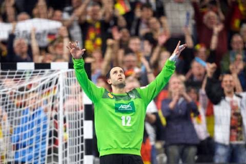 Handball Cologne 23 01 2019 Mens World Championship 2019 Mens World Championships Main Round Germany GER Spain ESP Silvio Heinevetter Germany TW No 12