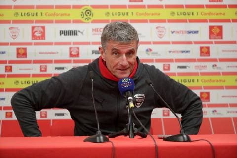 CONFERENCE DE PRESSE - BERNARD BLAQUART (ENTRAINEUR NIMES) FOOTBALL : Nimes vs Angers - Ligue 1 Conforama - 23 01 2019 FEP Panoramic 