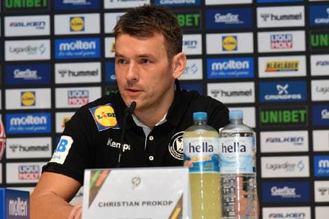 GER IHF WM 2019 Germany GER vs Spain ESP 23 01 2019 Lanxess Arena Cologne GER IHF WM 2019 Germany GER vs Spain ESP in picture picture shows press conference PK after the game after the end of the game Christian Prokop headcoach coach GER nordphotox xMeuter nph00351