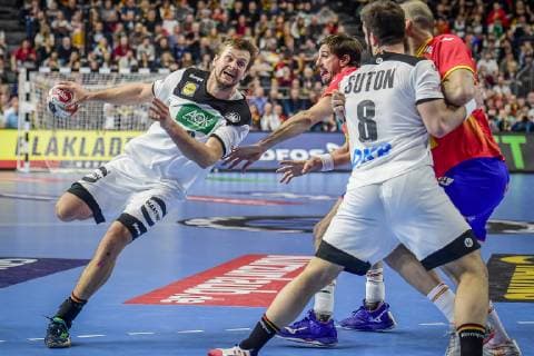 Cologne Germany 23 01 2019 IHF Handball WM 2019 Main round Germany Spain Fabian Bohm GER in action DeFodi520