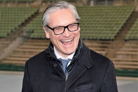 Alexander Otto Entrepreneur ECE Projektmanagement und Mäzen Portrait Portrait Starting shot for the modernization of the Rothenbaum Stadium Project partners present measures for the modernization of tennis grounds Hamburg Rotherbaum Hamburg Hamburg Germany Center Court Restaurant Rothenba