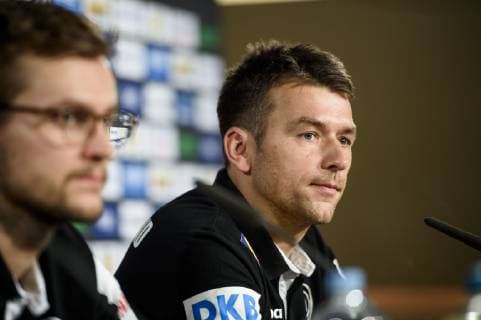 190124 Christian Prokop head coach of Germany during a press event with the national teams of Germany and Norway on January 24 2019 in Hamburg Photo Ludvig Thunman BILDBYR u0081N kod LT 35583,  Copyright: LUDVIGxTHUNMAN BB190124LT012