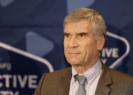 DTB President Ulrich Klaus Tennis Stadion Rothenbaum Press conference on the modernisation of the Club an der Alster am Do 24 01 2019