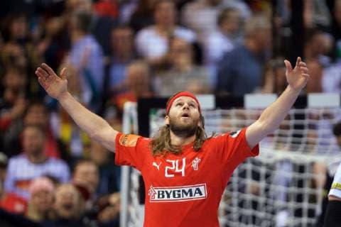 Handball Hamburg 25 01 2019 World Championships 2019 Mens World Championships Semifinals Denmark DAN vs France FRA HANSEN Mikkel Denmark No 24